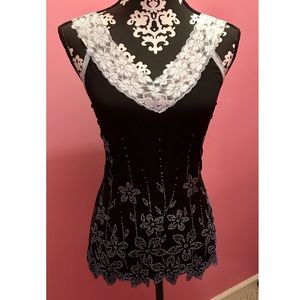 Embellished Lace Top
